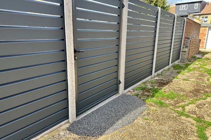 Brama aluminiowa w Brzesku